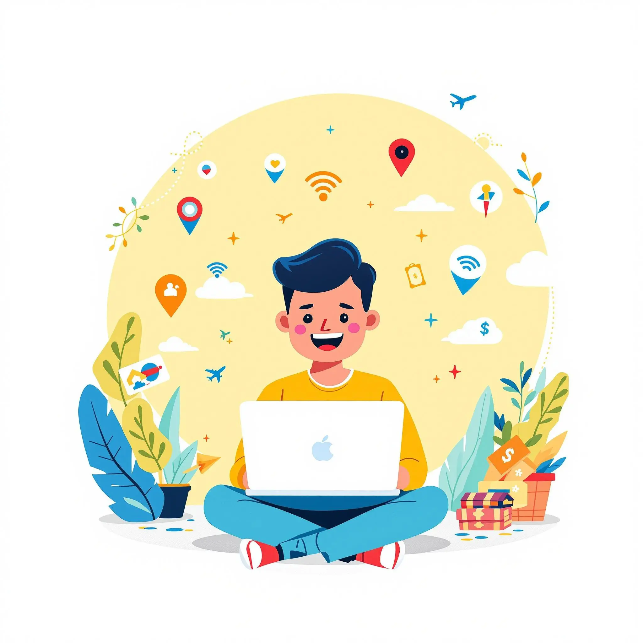 Build location-independent income streams while traveli