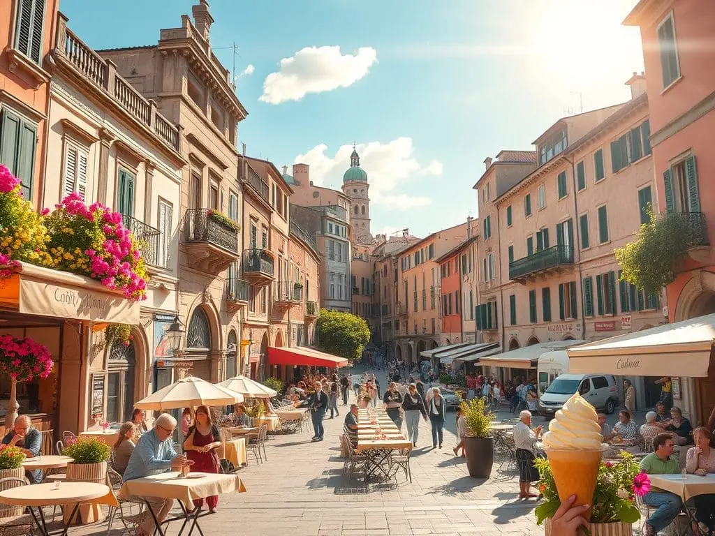 The vibrant colors of spring in Italy are simply unforgettable.