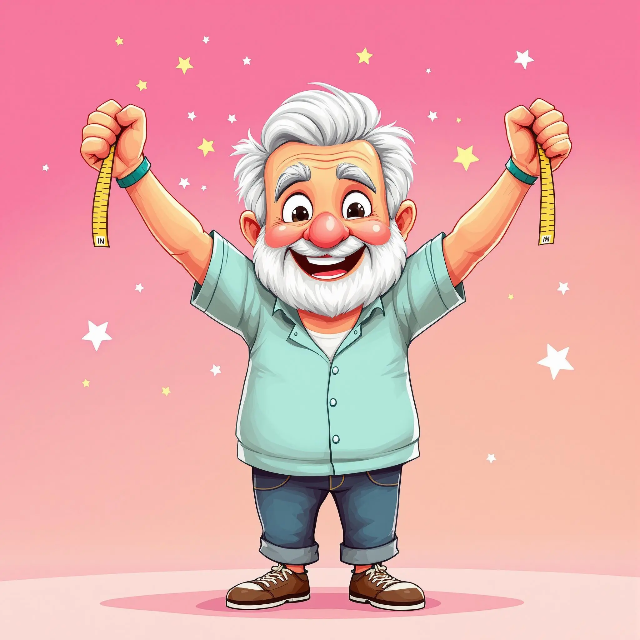 Perfect! 🎉 Here's Roberto - your final senior mascot showing celebration and success! He's got that triumphant, encouraging vibe that's perfect for representing progress and achievement.