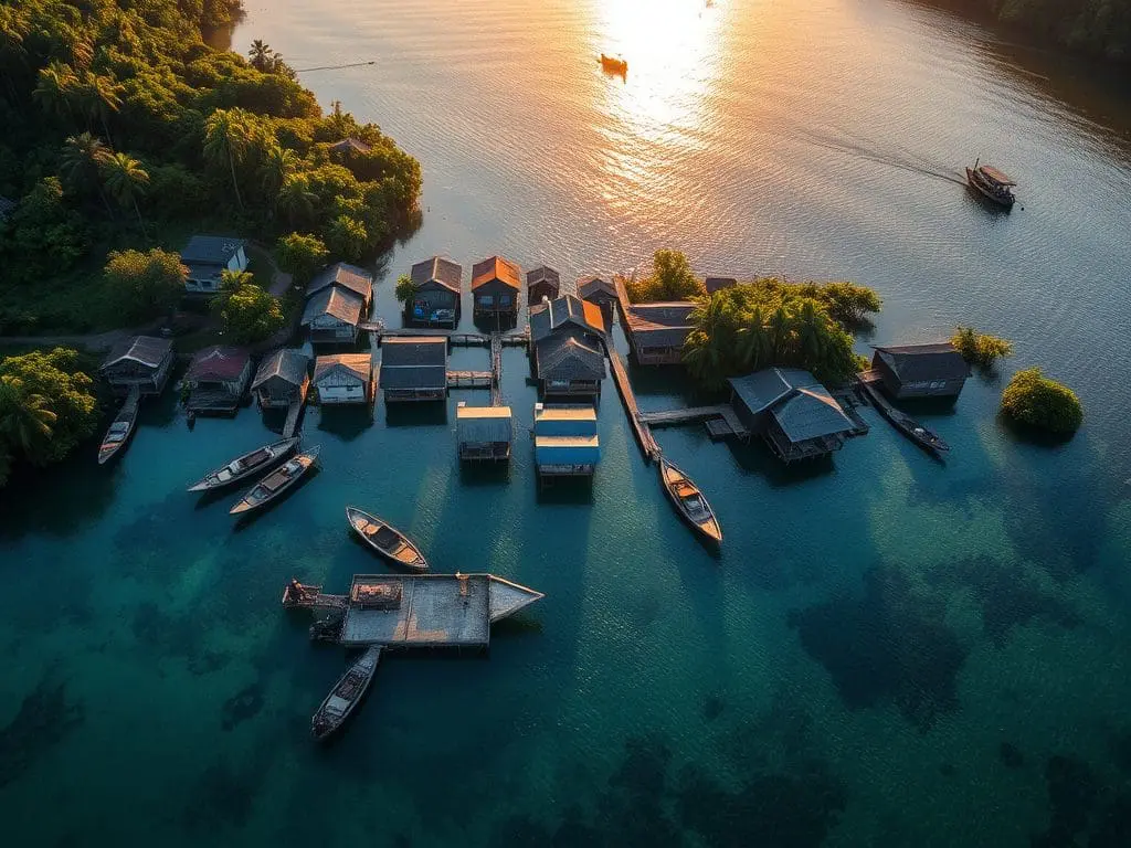 Kampung Indani offers breathtaking views and diving opportunities