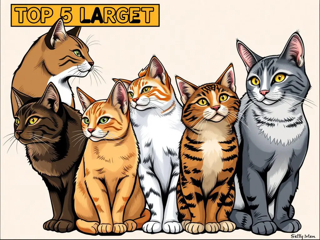 Discover how the top 5 largest domestic cat breeds compare in 2025. Expert analysis of size, personality, and care needs to help you choose your perfect feline companion.