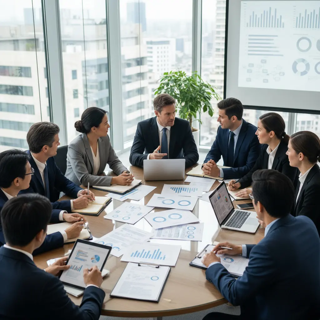 Academic leadership in policy - diverse scholars collaborating on educational policy development