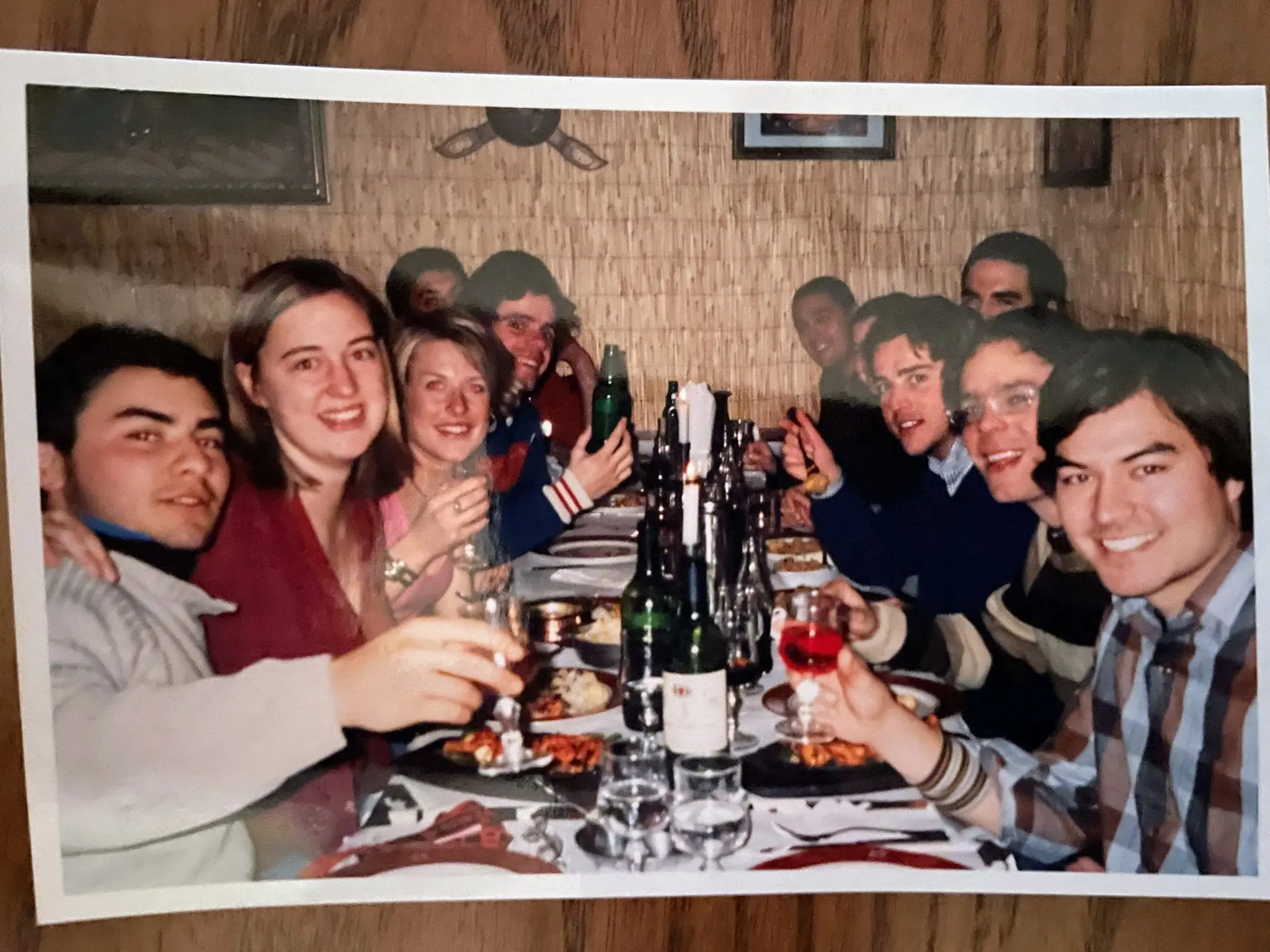 I recall a moment when my friends gathered for a farewell party