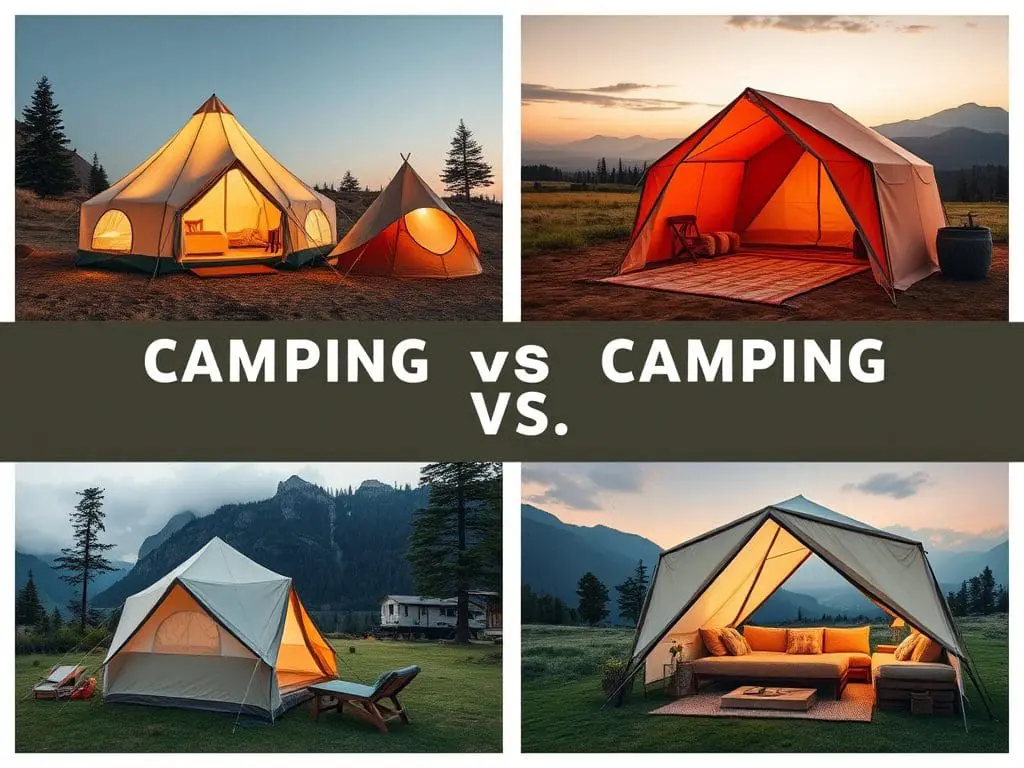 Discover the evolution of camping experiences, from traditional tent camping to modern glamping solutions
