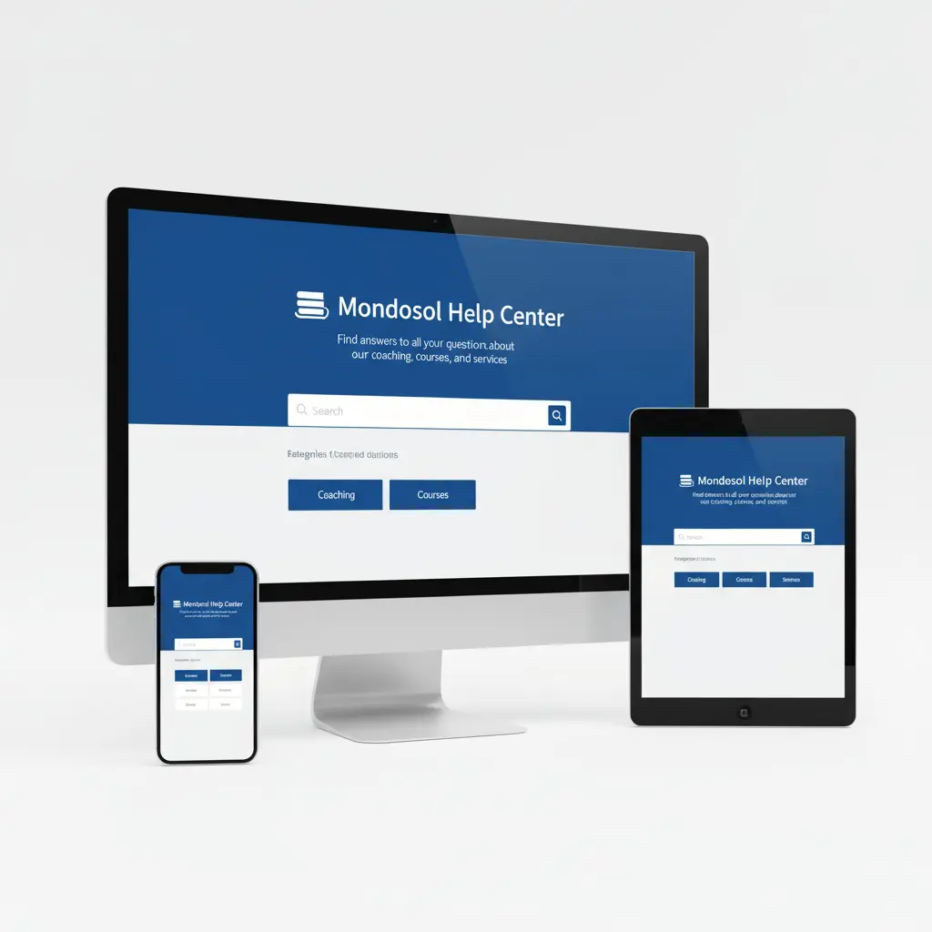 Mondosol mobile access across different devices and screen sizes