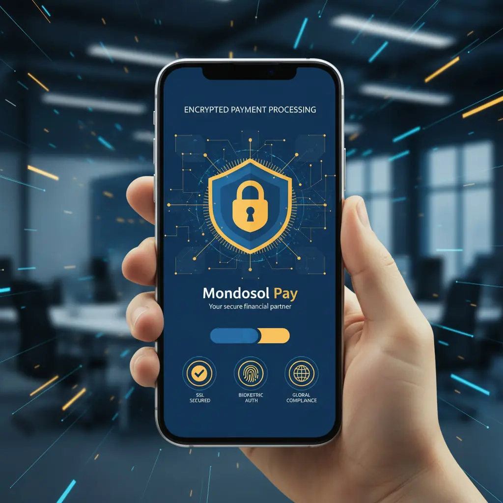 Secure payment processing Mondosol mobile PCI compliant