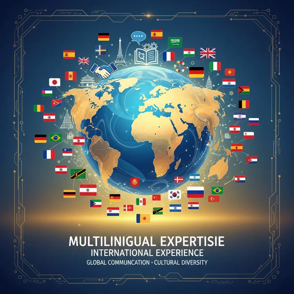 Elio Mondello multilingual expertise and international experience