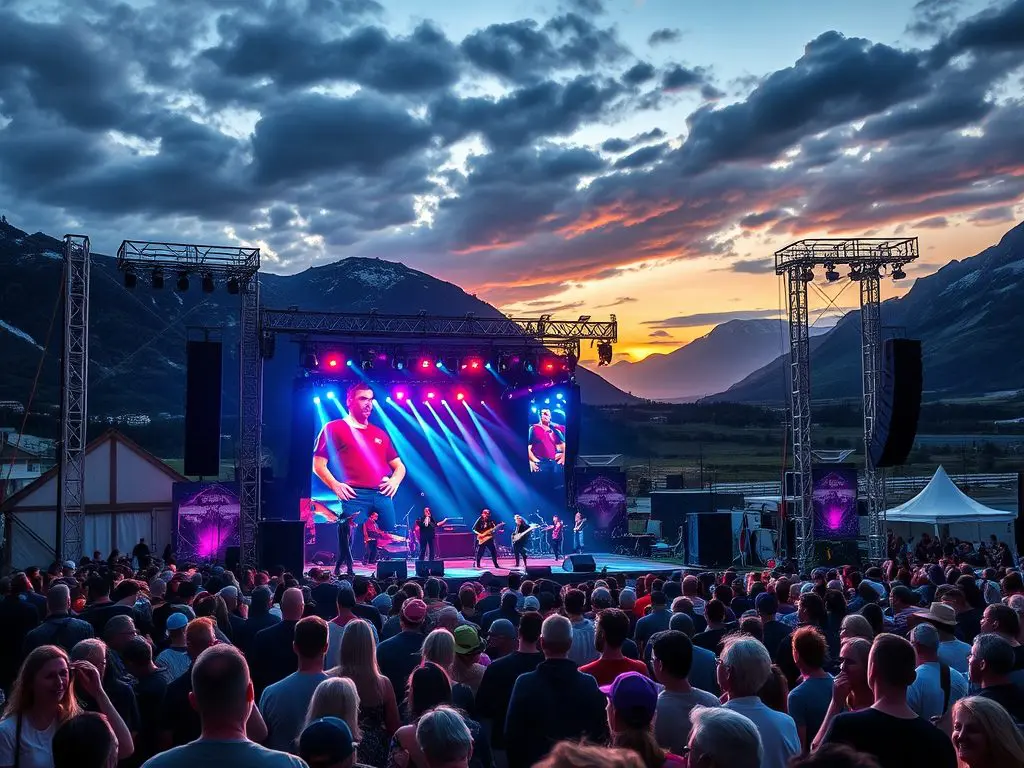 Norway's music festivals offer a unique blend of world-class entertainment and breathtaking natural settings