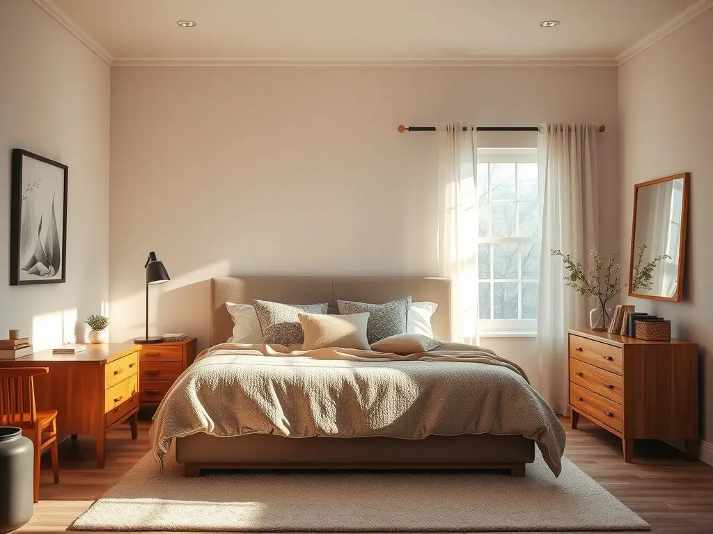 Private bedroom for an adult guest in a Norwegian homestay program