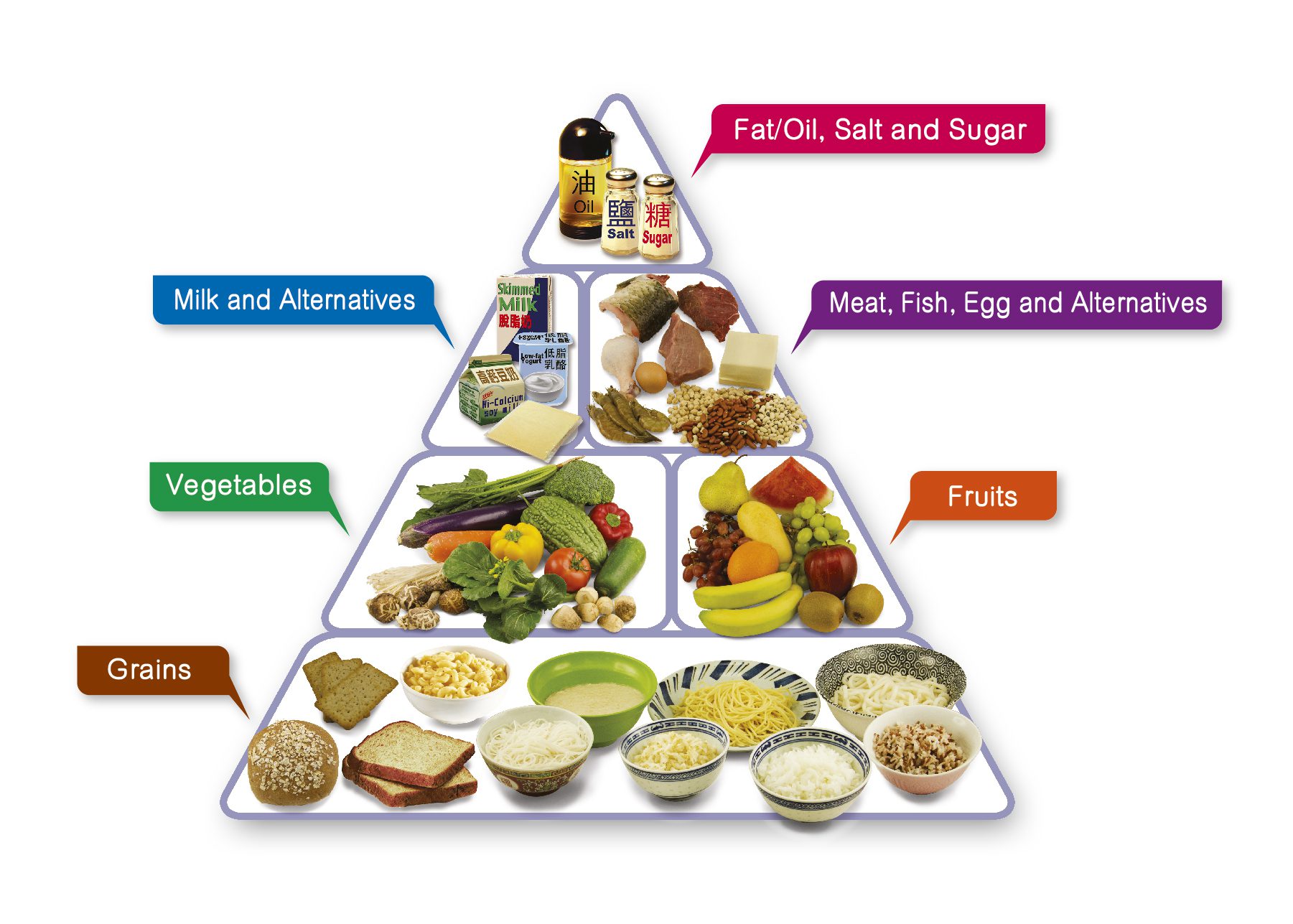 the food pyramid of what to eat everyday