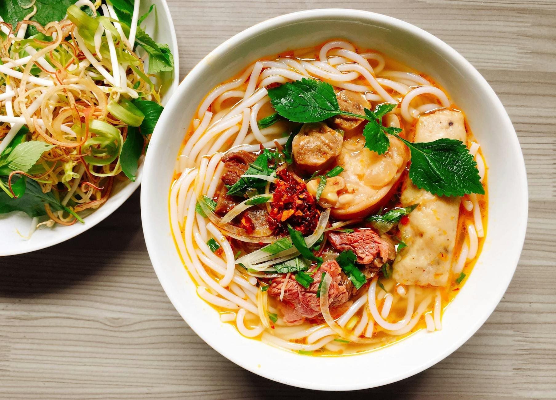 noodles with meat and mint on top - Noodles & Company Happy Birthday Club