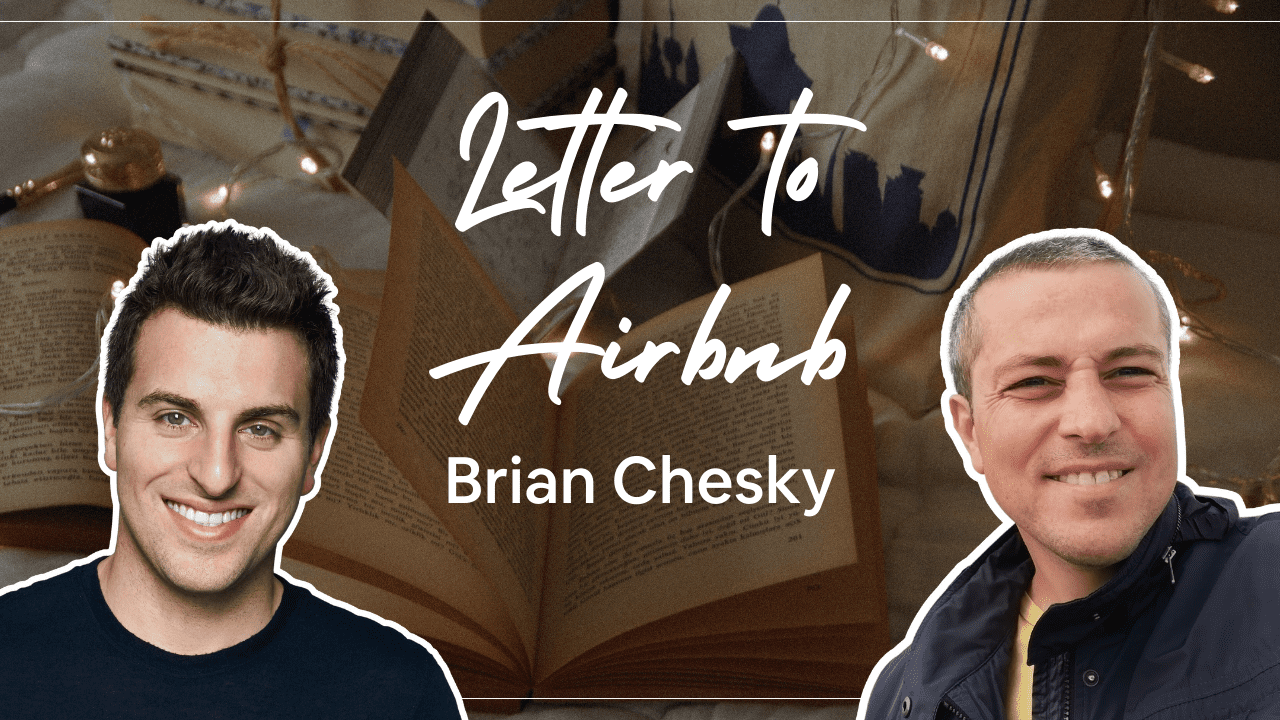 Airbnb Brian Chesky please answer my letter