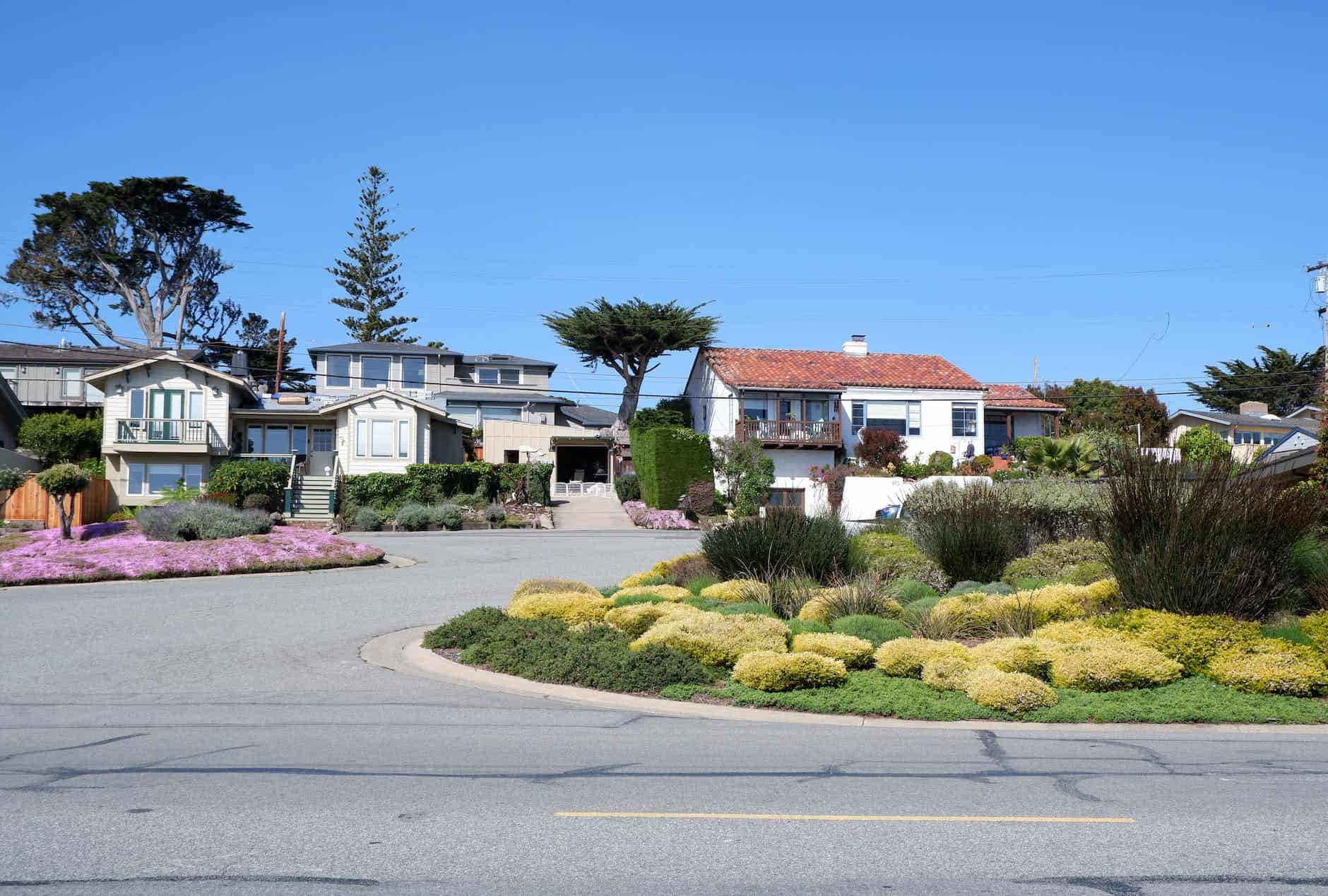 photo of suburban houses