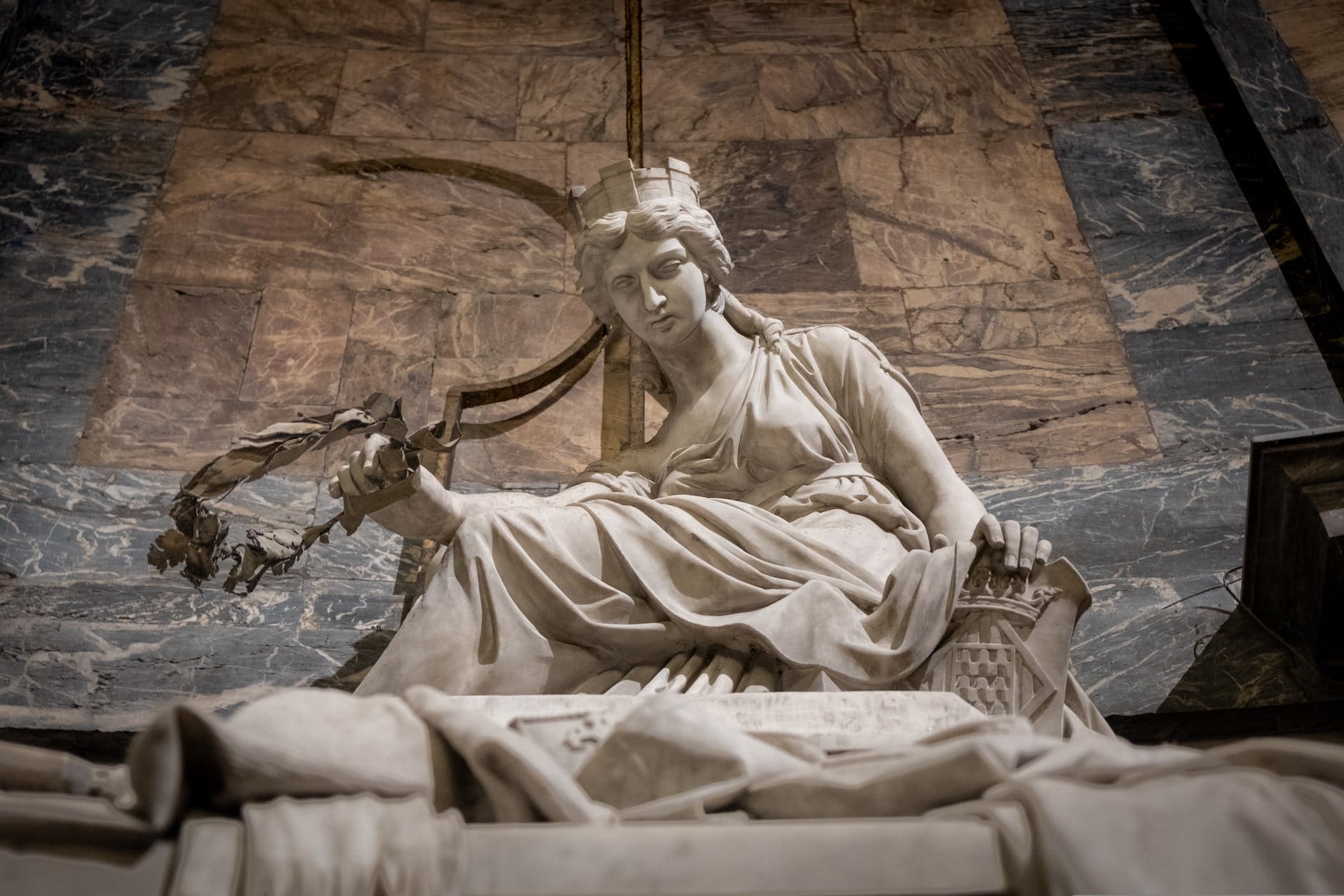 a sculpture in a museum in Oslo Norway