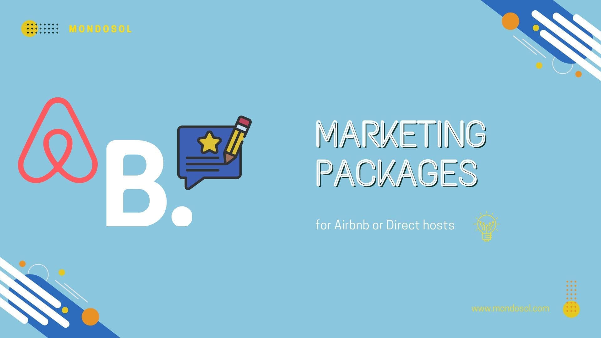 Marketing Packages for Airbnb or Direct hosts