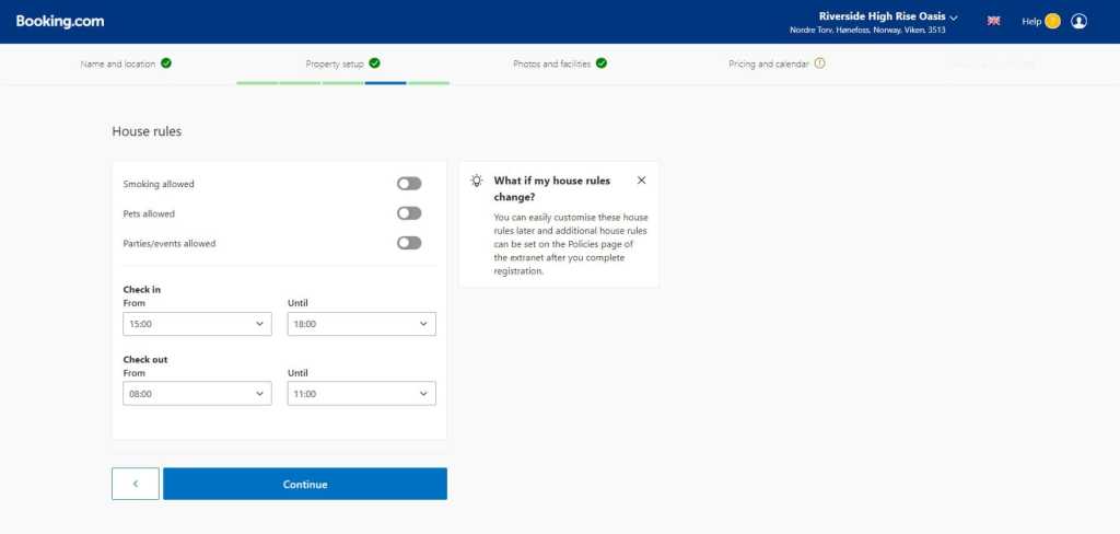 How to Create House Rules on Booking.com