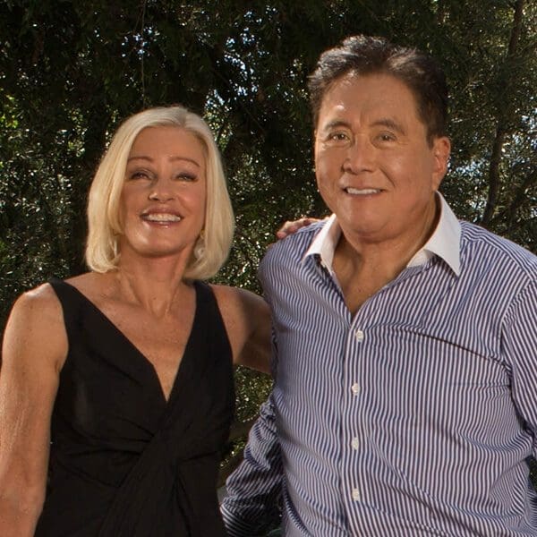 Kim and Robert Kiyosaky creating the cashflow spēle club