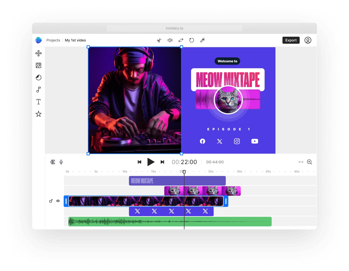 Editing and Post-Production with a video intro maker