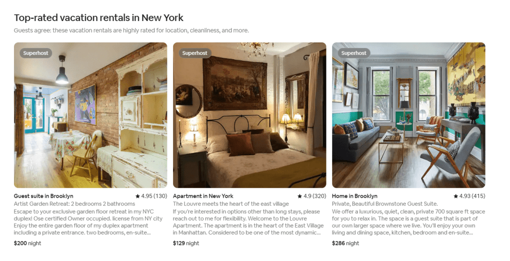 airbnb for new york city