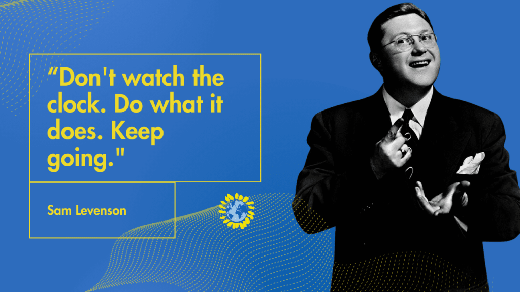 motivational quotes for work:
"Don't watch the clock; do what it does. Keep going."
Sam Levenson