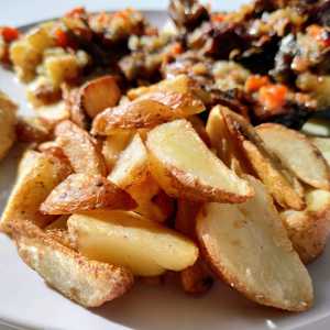 Slow cooked lamb bones