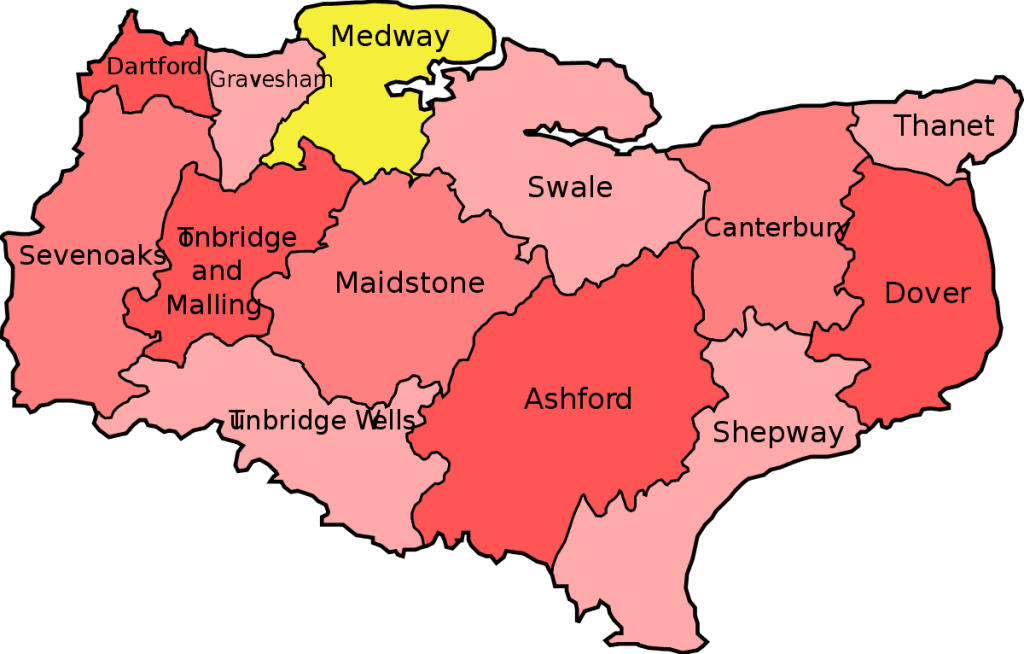 Gravesham District and Kent County