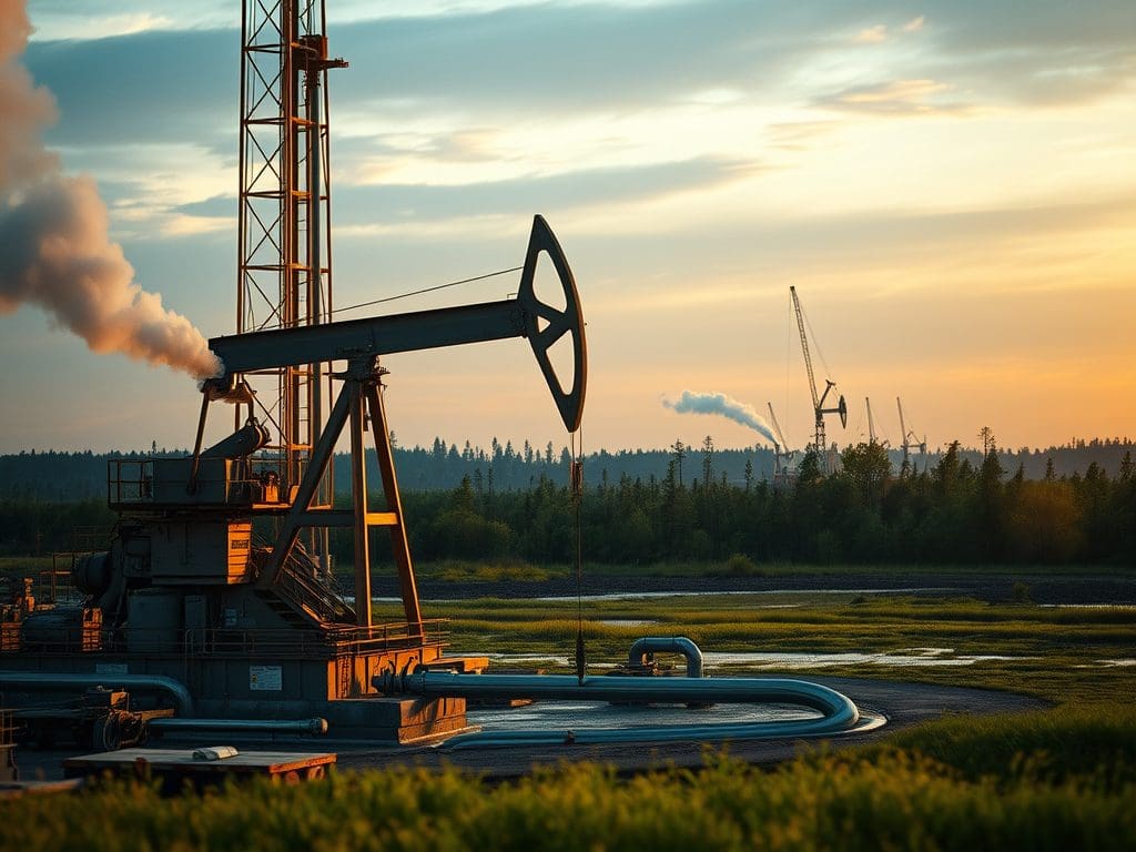 Despite economic benefits, the oil and gas industry poses environmental challenges, like greenhouse gas emissions and habitat disruption.