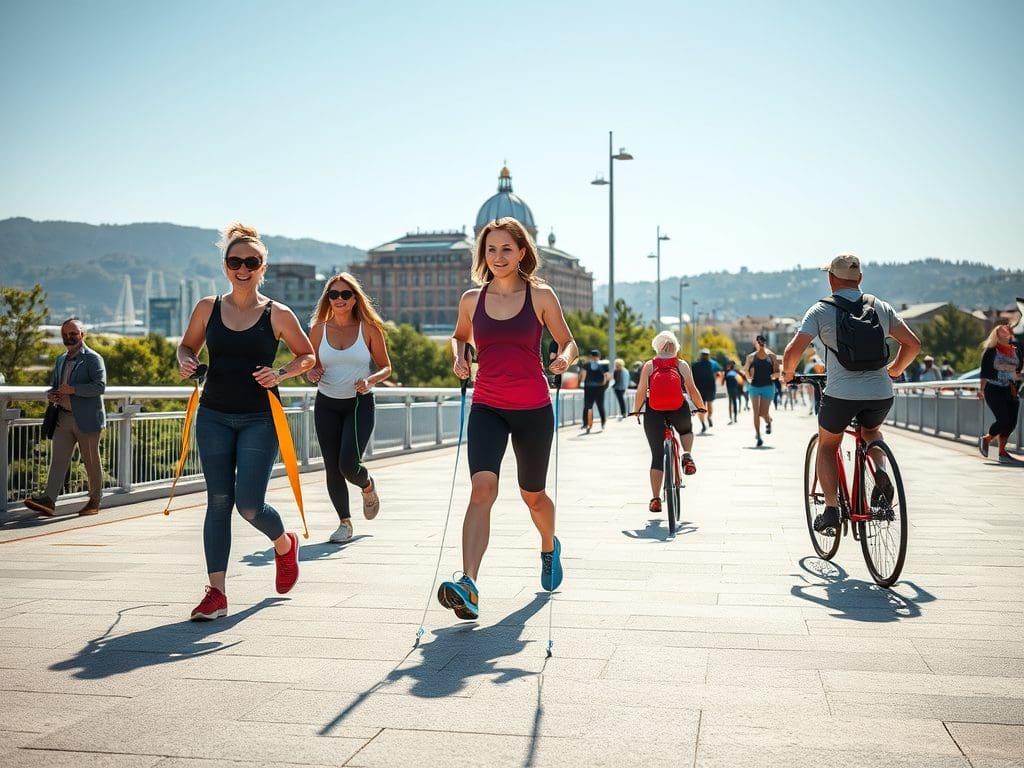 Combine workouts with sightseeing. For example, walk or cycle to explore new areas, or take the stairs instead of elevators. Utilizing travel fitness equipment like resistance bands can amp up the intensity.