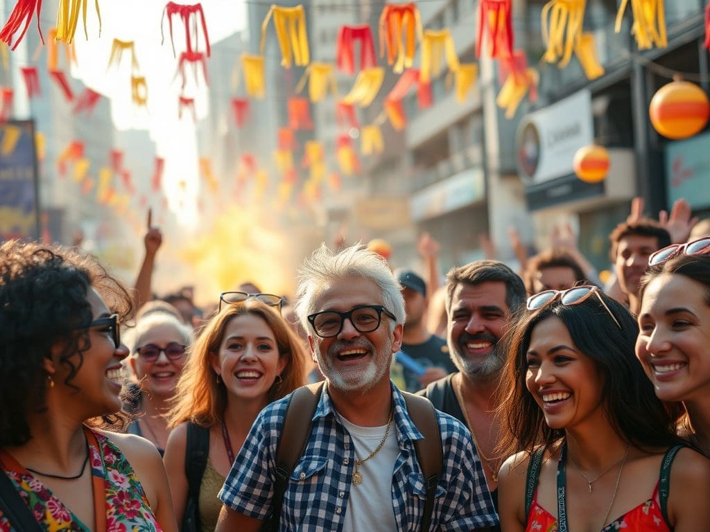 Picture yourself at a local festival in a distant city. A group of locals waves you over to join their celebration. Your heart races slightly, but you smile and walk over, embracing the unknown. This simple act of saying