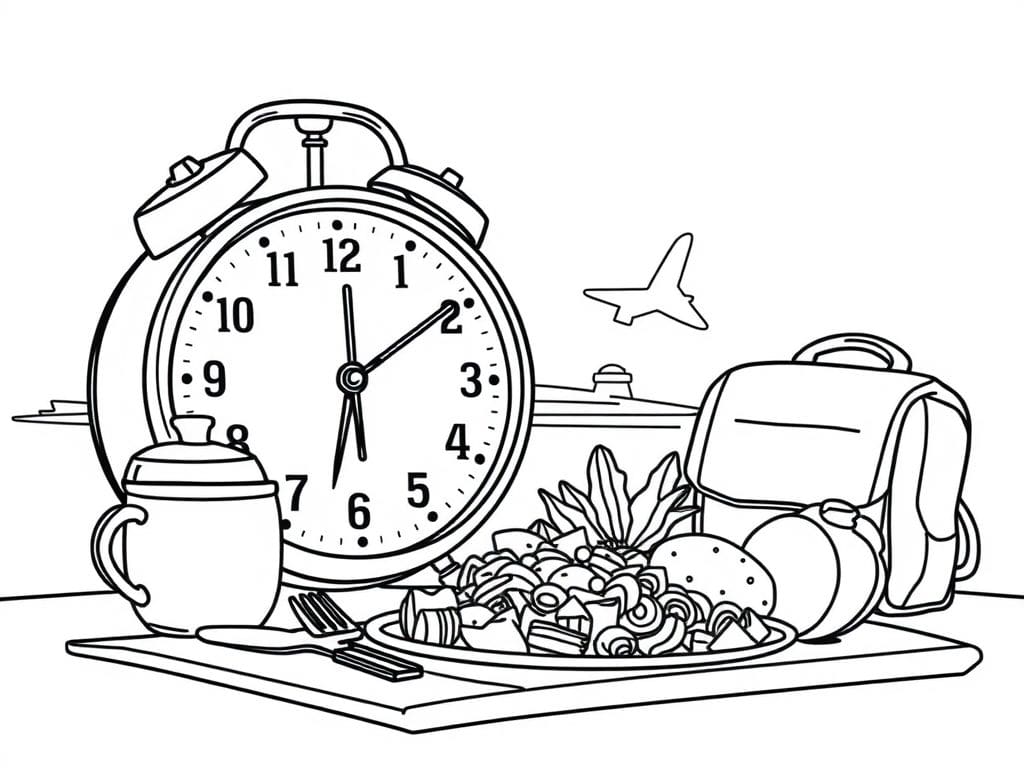 Time Restricted Eating Window (aligned with travel schedules)