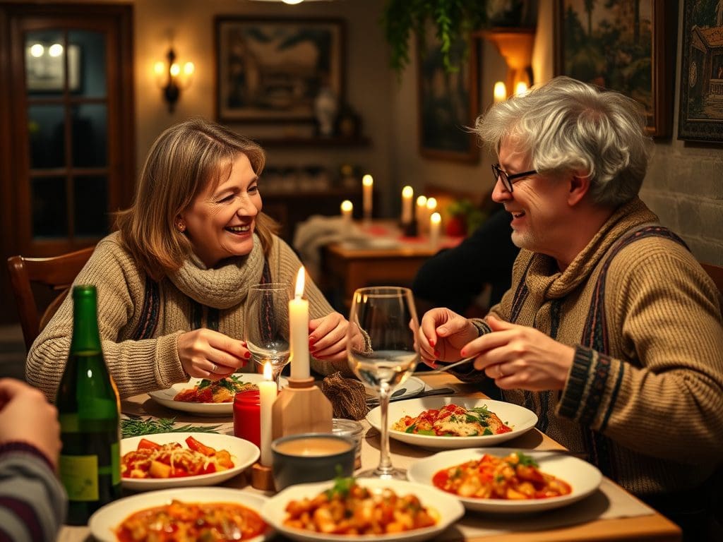 One of my most memorable experiences was enjoying a traditional Italian dinner with a Norwegian friend.