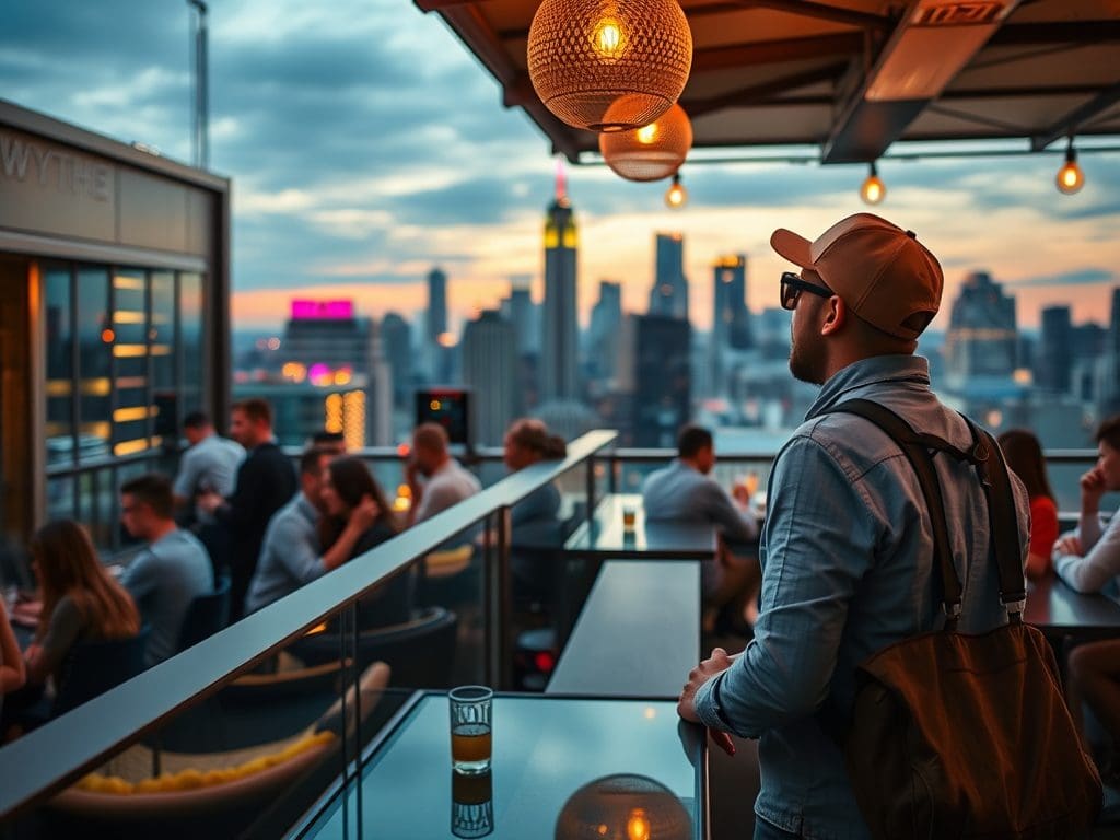 A traveler at The Wythe Hotel recalled the rooftop bar's ambiance fondly. It was the perfect place to unwind after a day of sightseeing.