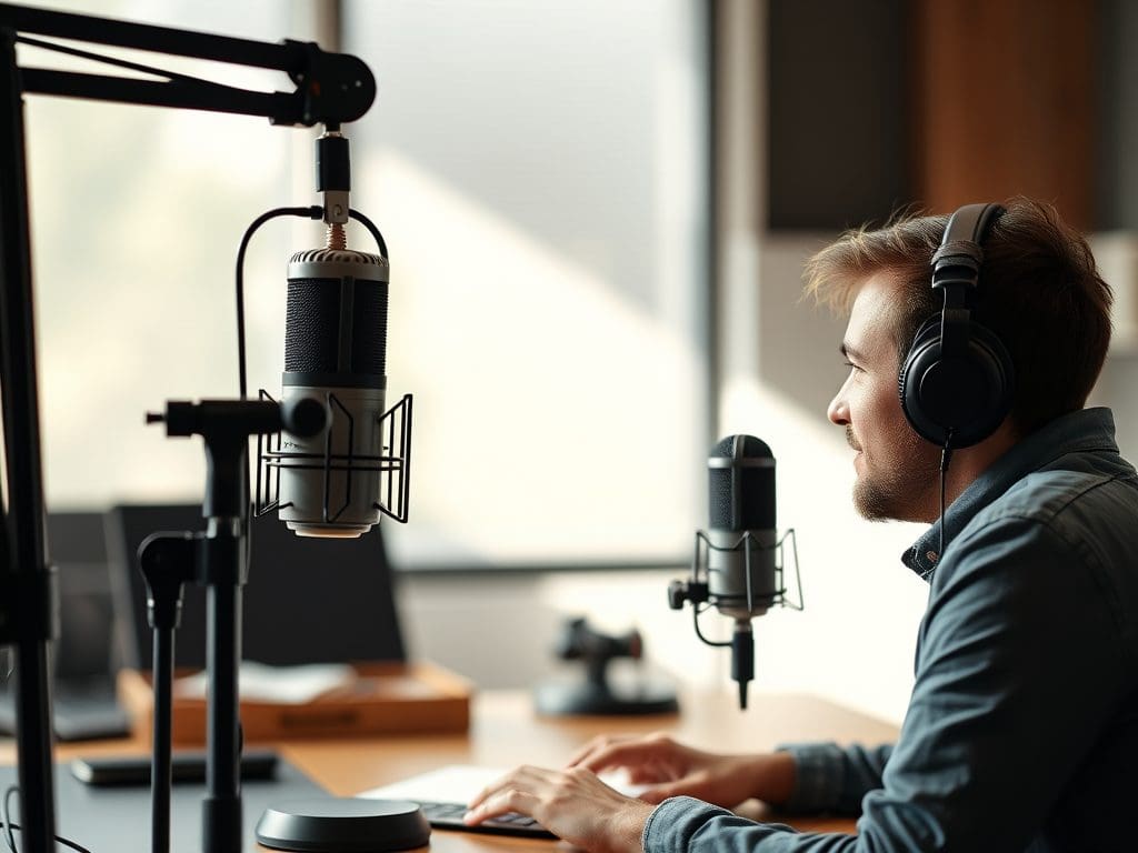 Successful podcasts like "My Favorite Murder" started using minimal resources