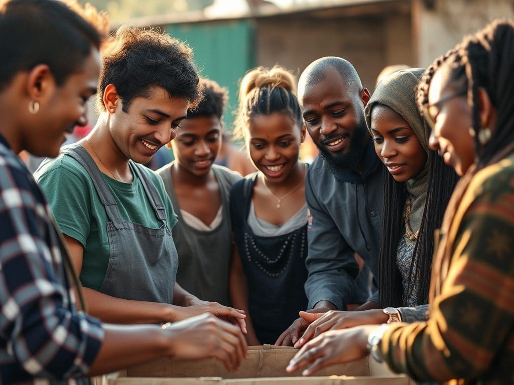 Give back to the community while you learn about their needs and strengths.