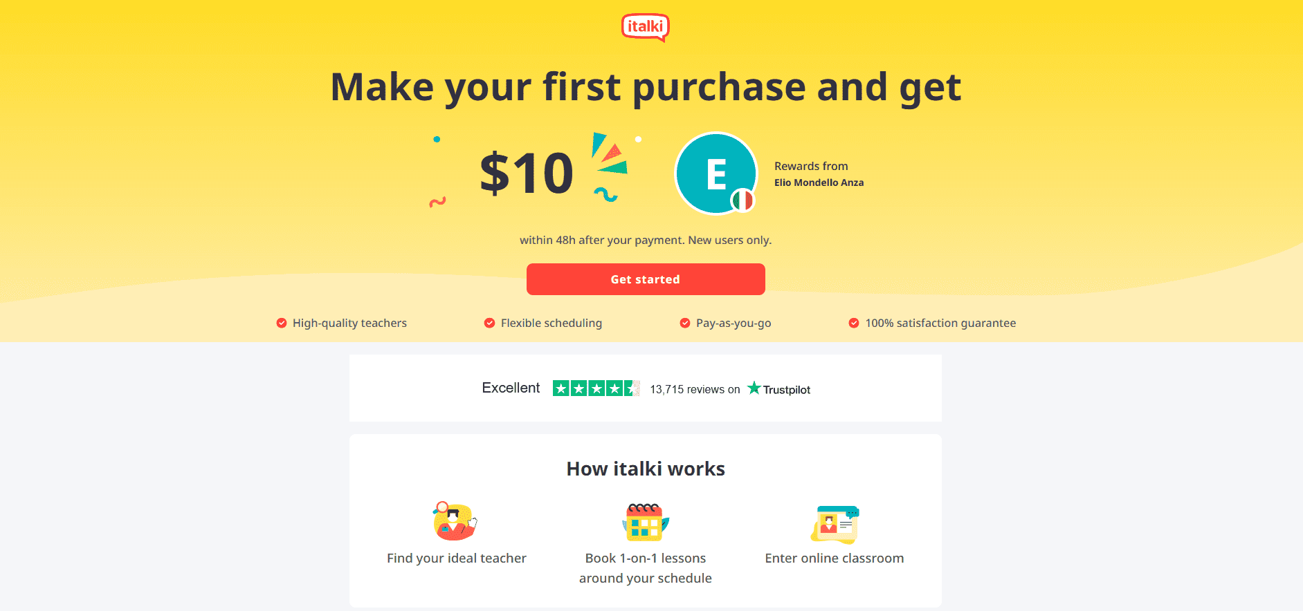 Try iTalki for practicing your heritage language with native tutors - Get $10 credit when you start