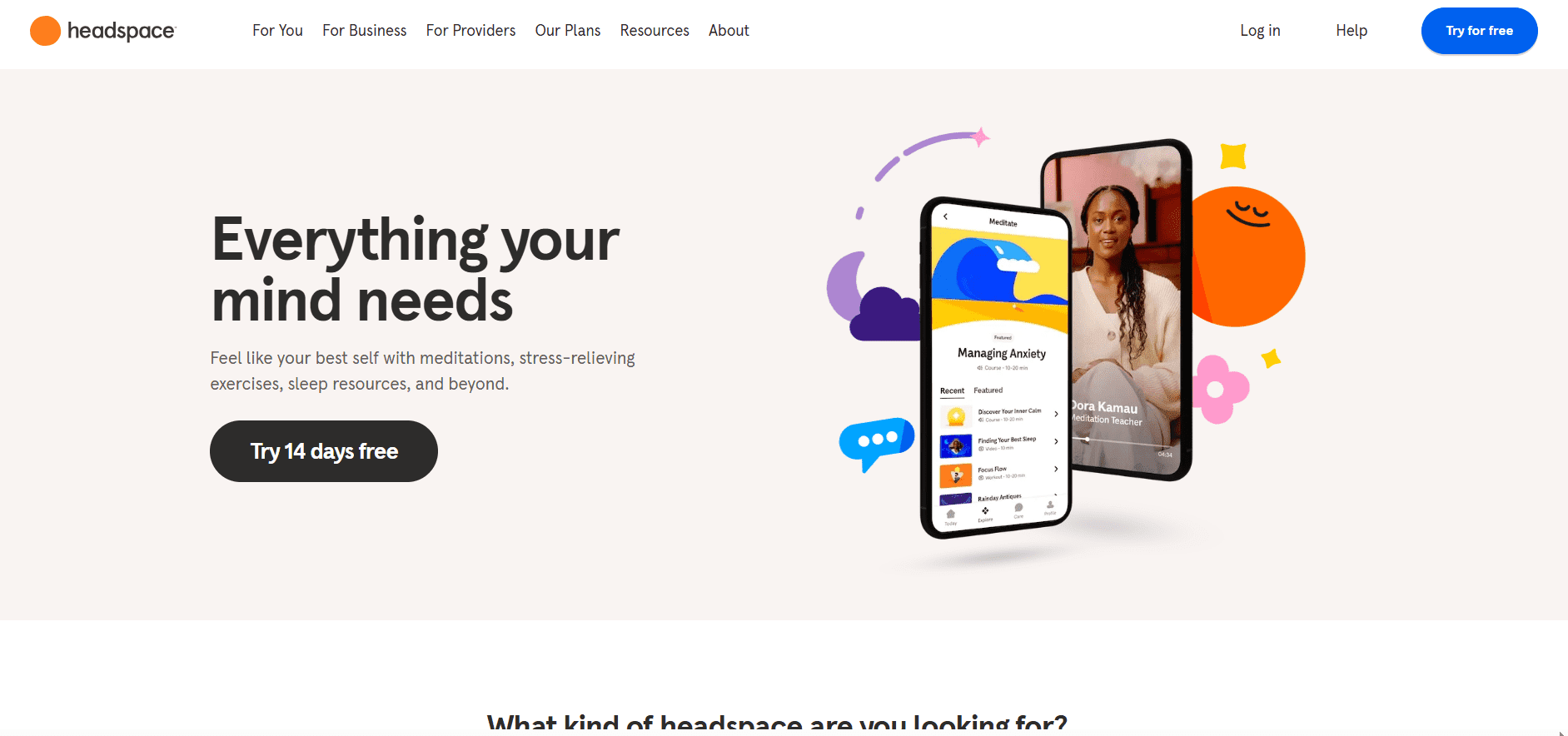 Check out Headspace for guided meditation practices