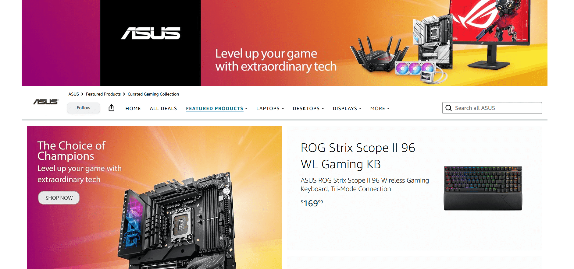 Explore our curated gaming gear to enhance your gaming experience.