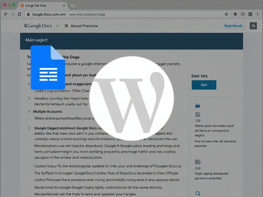 WordPress Google Docs Integration: Common Issues - Mondosol