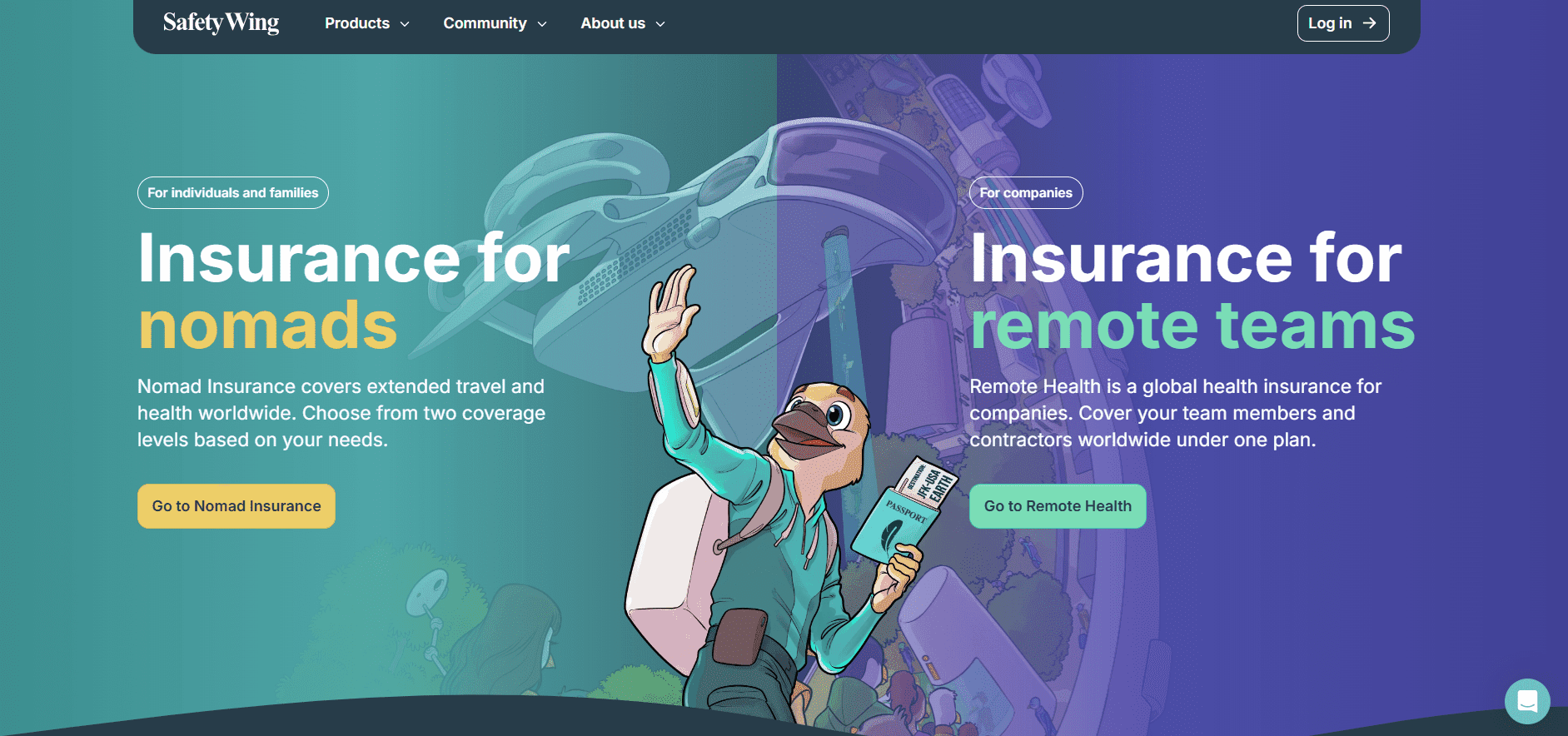Travel insurance app