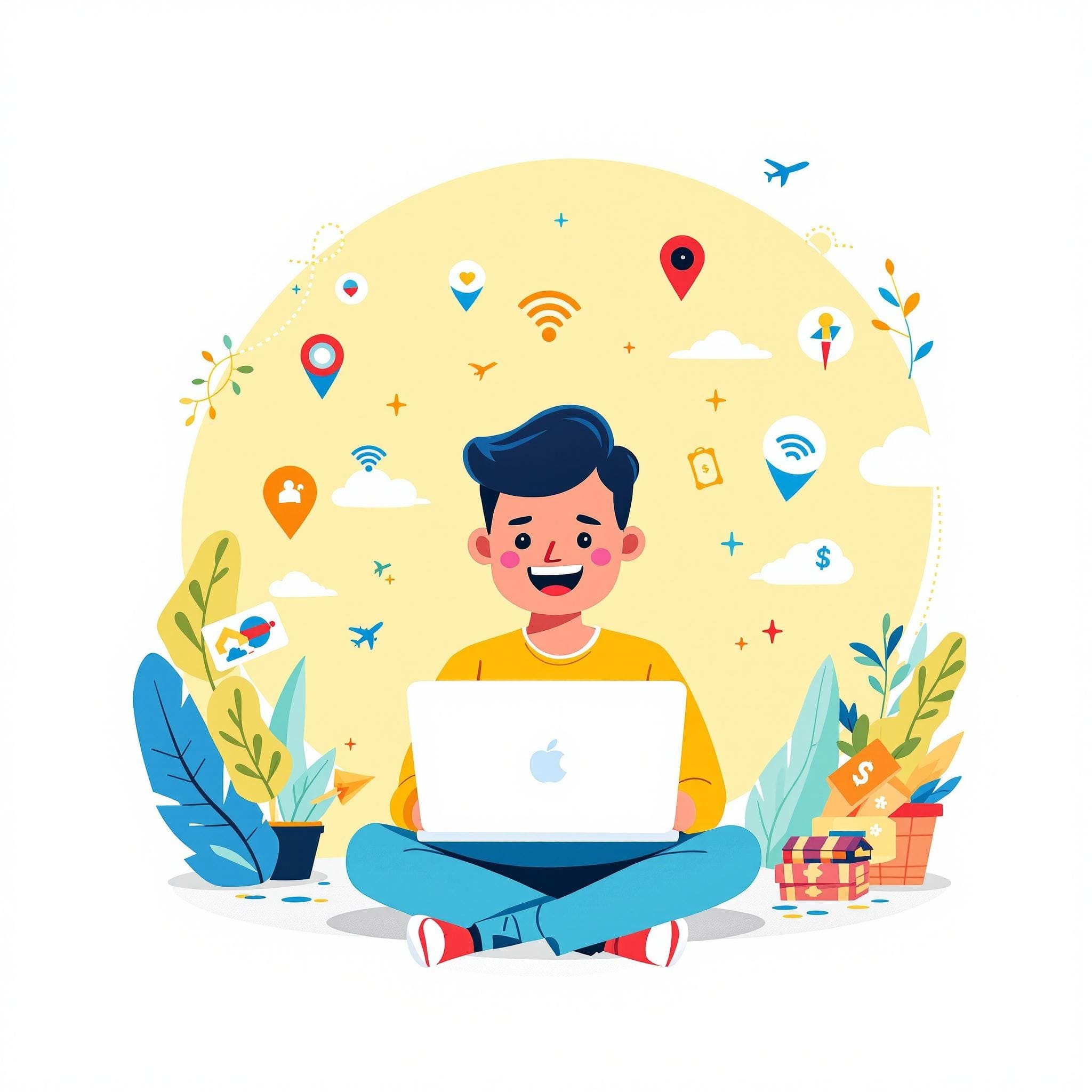 Build location-independent income streams while traveli