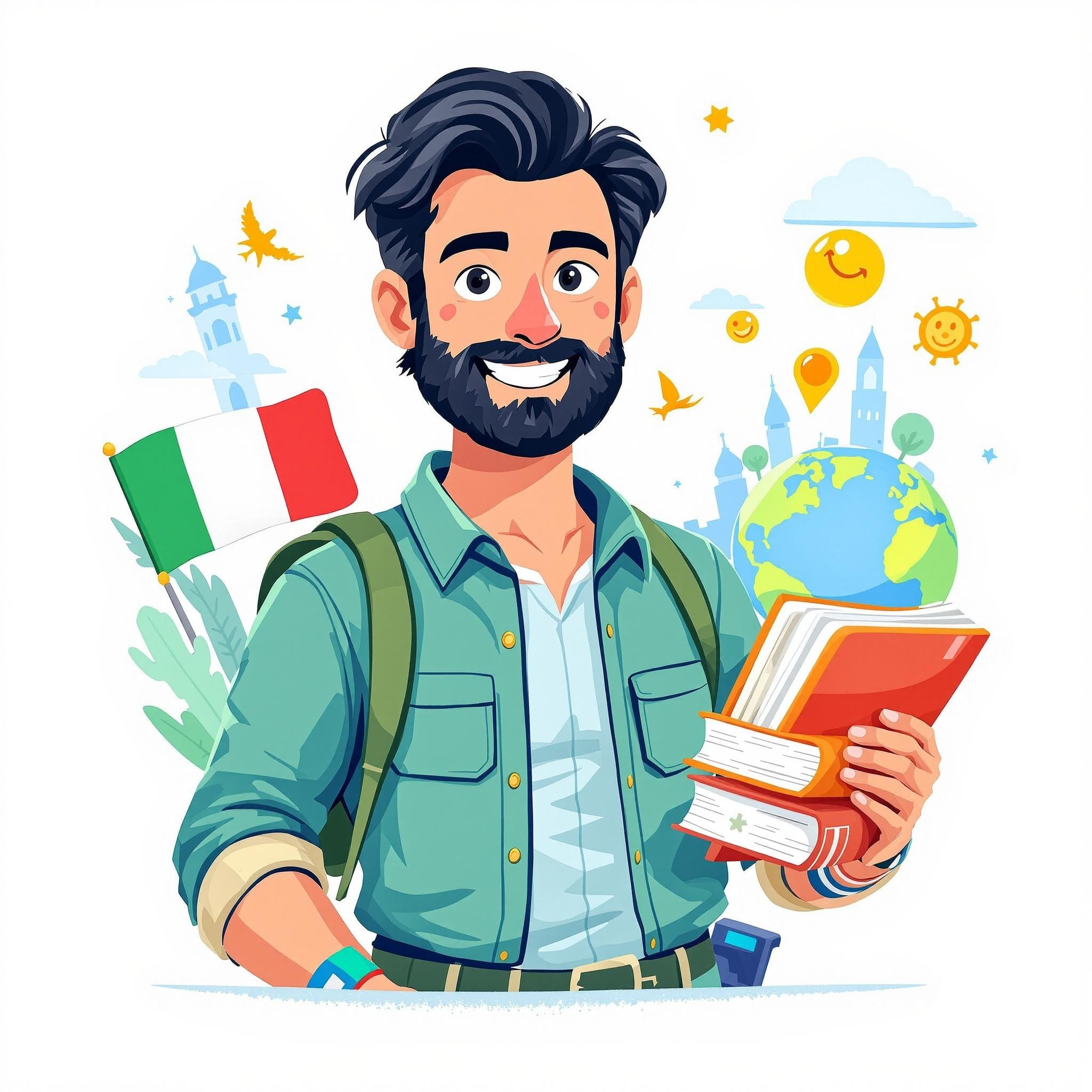 Elio Mondello Anzà - Travel educator and language learning expert