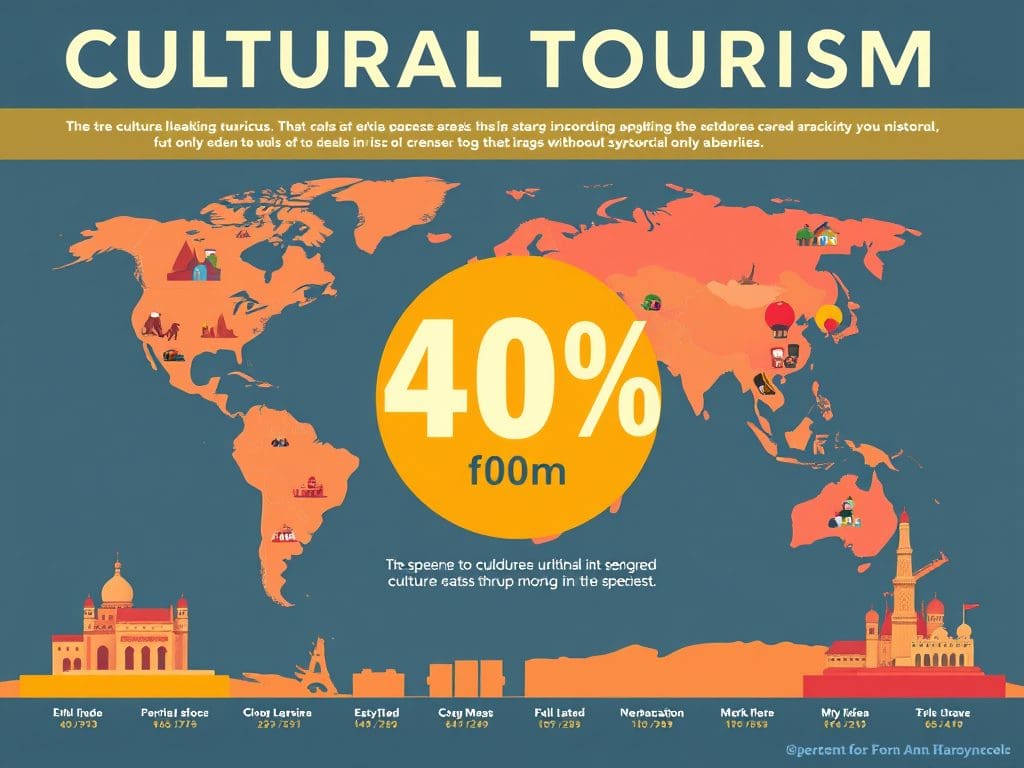 Recent statistics indicate that about 40% of worldwide tourism now focuses on cultural and historical experiences