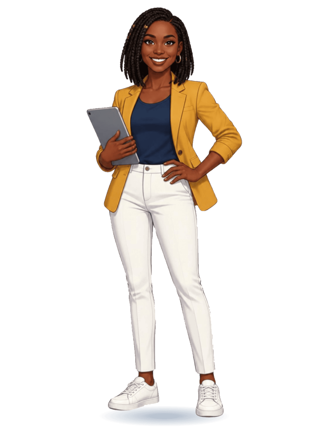 Amara Okafor — Mondosol cast, hero pose